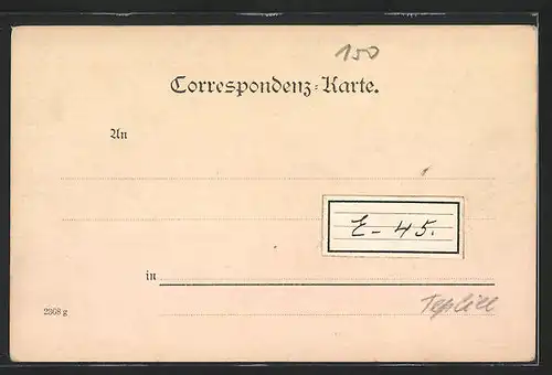 AK Teplitz Schönau / Teplice, Herrenhaus