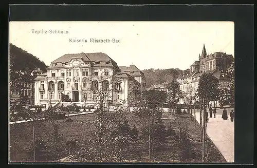AK Teplitz Schönau / Teplice, Kaiserin Elisabeth-Bad
