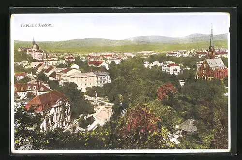 AK Teplitz Schönau / Teplice, Celkový pohled