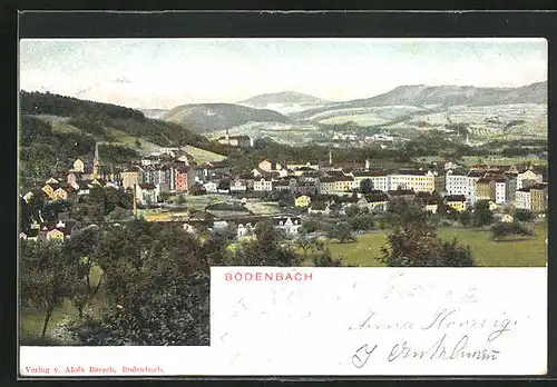 AK Tetschen-Bodenbach / Decin, Gesamtansicht