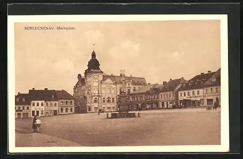 AK Schluckenau / Sluknov, Marktplatz