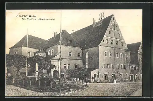 AK Neustadt / W.-N., alte Residenz, Advokatenhaus