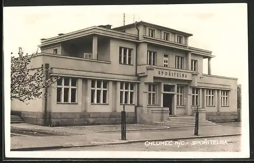 AK Chlumec n. C., Gebäudeansicht, Sporitelina