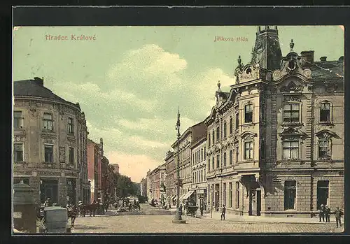 AK Königgrätz / Hradec Kralove, Grand Hotel, Jirikova trida