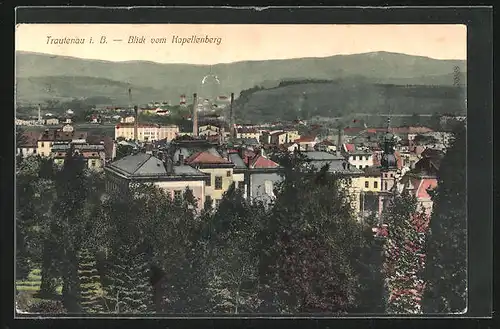 AK Trautenau / Trutnov, Blick vom Kapellenberg, Ortsansicht