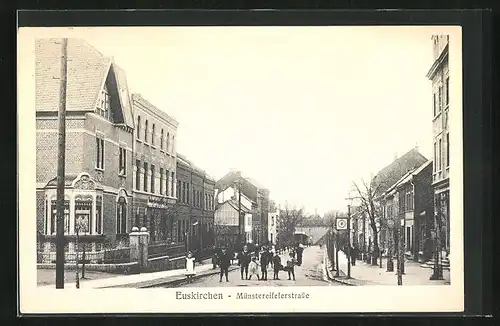 AK Euskirchen, Kinder auf der Münstereifelerstrasse