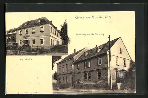 AK Brambach i. V., Wohnung von Dr. Sonntag, Apotheke