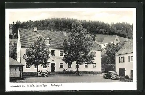 AK Brandholz /Fichtelg., Gasthaus zur Mühle