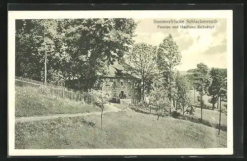 AK Schlackenreuth, Pension u. Gasthaus Kalbskopf