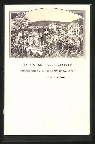AK Bad Kissingen, Sanatorium Neues Kurhaus