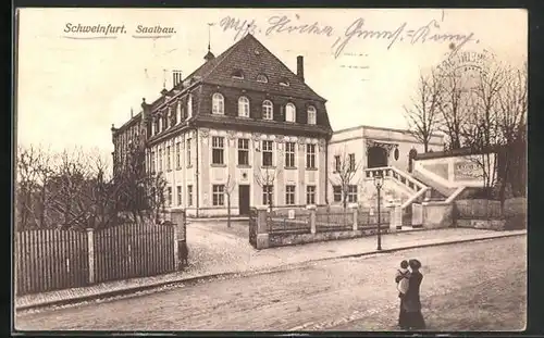 AK Schweinfurt, Gasthof zum Saalbau