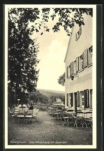 AK Rohrbrunn, Gasthaus Rohrbrunn im Spessart