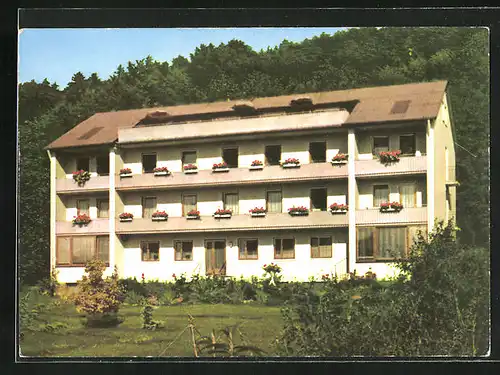 AK Bad Neustadt, Hotel Pension Saaleck, Herschfelderstrasse 29