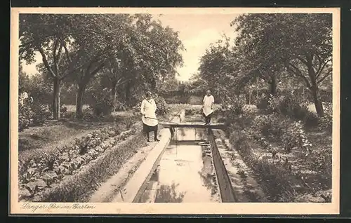 AK Lülsfeld, Kloster Maria Schnee, Haushaltungsschule, Langer See im Garten