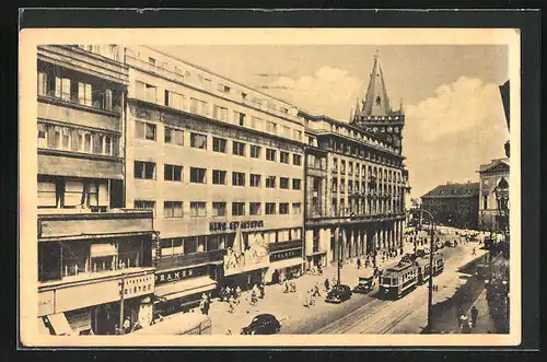 AK Praha, Prikopy, Strassenbahn
