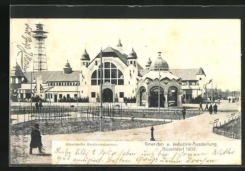 AK Düsseldorf, Gewerbe- u. Industrie-Ausstellung 1902, Düsseldorfer Handwerkskammer