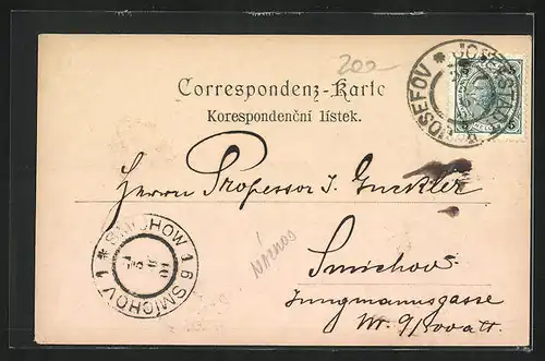 AK Josefstadt / Josefov / Jaromer, Das Rathaus