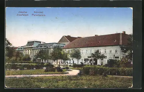 AK Josefstadt / Josefov / Jaromer, Paradeplatz, Námestí