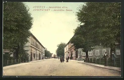 AK Josefstadt / Josefov / Jaromer, Jaromer Gasse, Jaromerská ulice