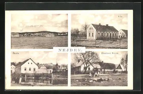 AK Nejdek, Hostinec Kryza, Vila, Skola