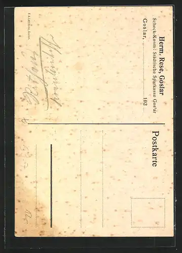 AK Internationale Kalender-Reform 1916, Vorschlag von Herm. Rese