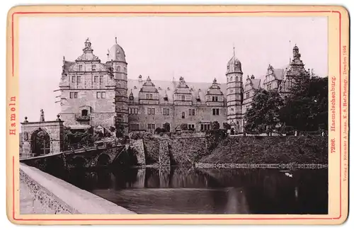 Fotografie Römmler & Jonas, Dresden, Ansicht Hameln, Partie vor der Haemelschenburg
