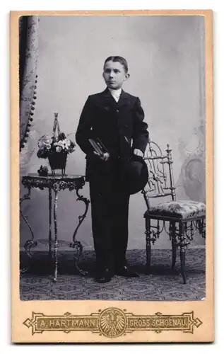 Fotografie A. Hartmann, Gross-Schönau, Ansicht Gross-Schönau, Blick auf das Gebäude des Fotografen