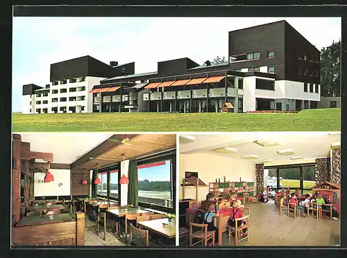 AK Immenreuth /Kemnath, Kolping-Familienferienstätte, Speisesaal und Spielraum