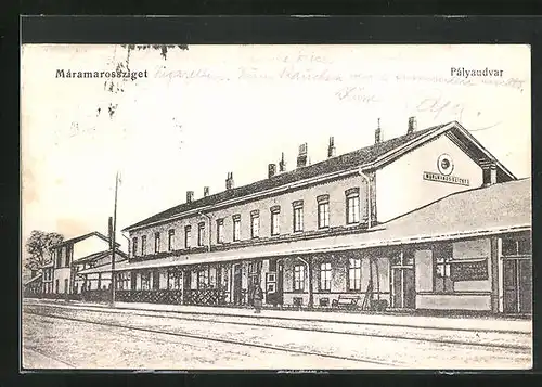 AK Maramarossziget, Palyaudvar, Bahnhof
