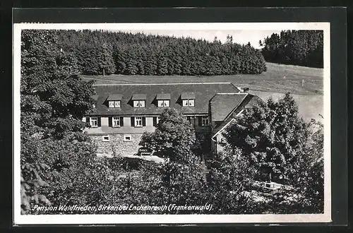 AK Birken bei Enchenreuth / Presseck, Gasthaus Pension Waldfrieden