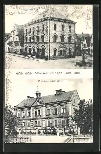 AK Wassertrüdingen, Rathaus, Distriktskrankenhaus