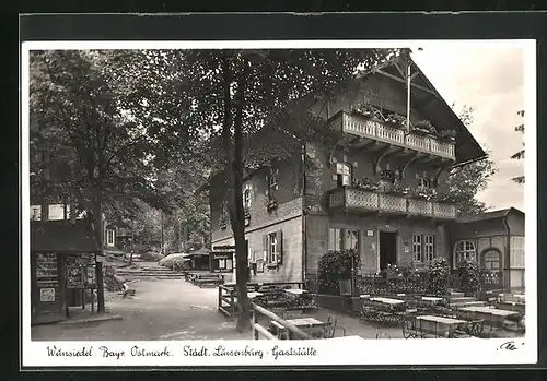 AK Wunsiedel /Bayr. Ostmark, Gasthaus Städt. Luisenburg