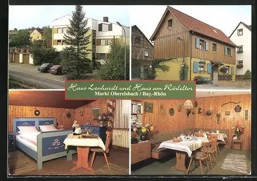 AK Oberelsbach /Rhön, Gasthaus und Pension Lenhard & am Rödeltor, Fichtenweg 4