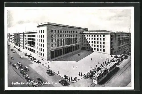 AK Berlin, Reichsluftfahrtministerium, Strassenbahn