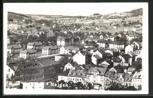 AK Nejdek, Blick über die Dächer der Stadt