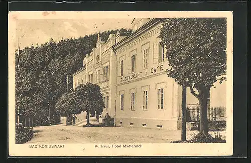 AK Bad Königswart, Kurhaus Hotel Metternich