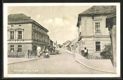 AK Kostelec /Lab, Strassenpartie