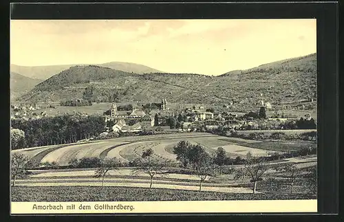 AK Amorbach, Ort mit Gotthardberg