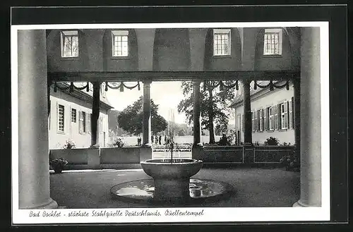 AK Bad Bocklet, Quellentempel, Sanatorium Dr. Trümbach