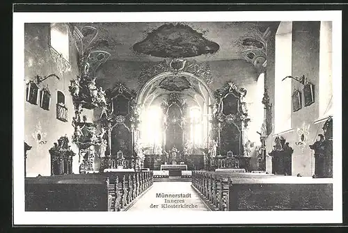 AK Münnerstadt, Inneres der Klosterkirche