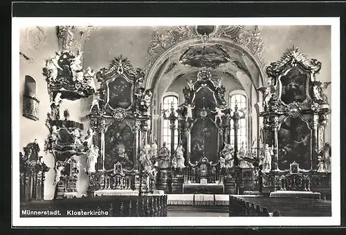 AK Münnerstadt, Altar der Klosterkirche