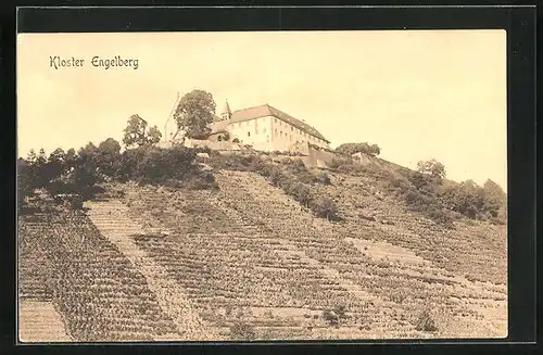AK Grossheubach, Kloster Engelberg von unten