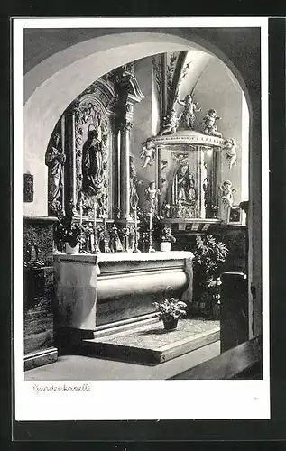 AK Schneeberg /Ufr., Wallfahrtskriche zur Mutter Gottes auf dem Holderstock, Gnadenkapelle