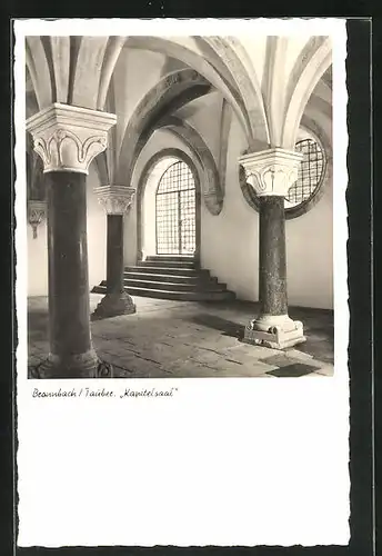 AK Bronnbach /Tauber, Kapitelsaal, Innenansicht