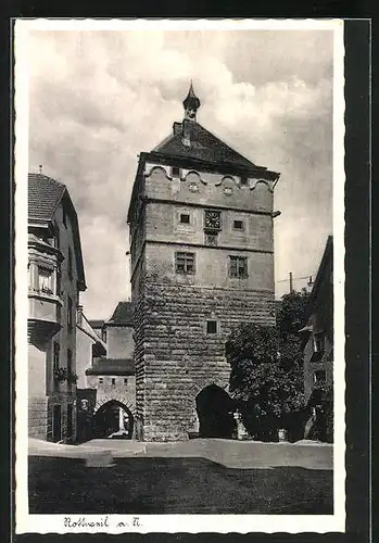 AK Rottweil a. N., Partie am Tor