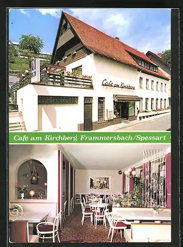 AK Frammersbach im Spessart, Café am Kirchberg