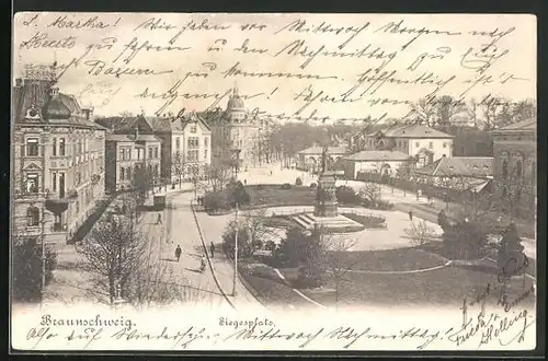 AK Braunschweig, Ansicht des Siegesplatz