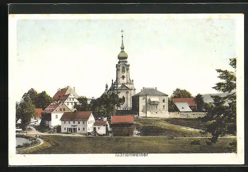 AK Marienweiher, Totalansicht der Kirche