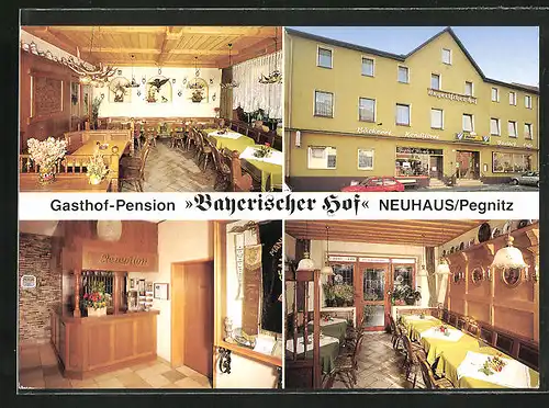 AK Neuhaus /Pegnitz, Gasthof Pension Bayerischer Hof
