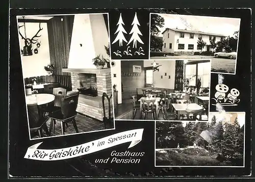 AK Oberwintersbach /Spessart, Gasthaus und Pension Zur Geishöhe